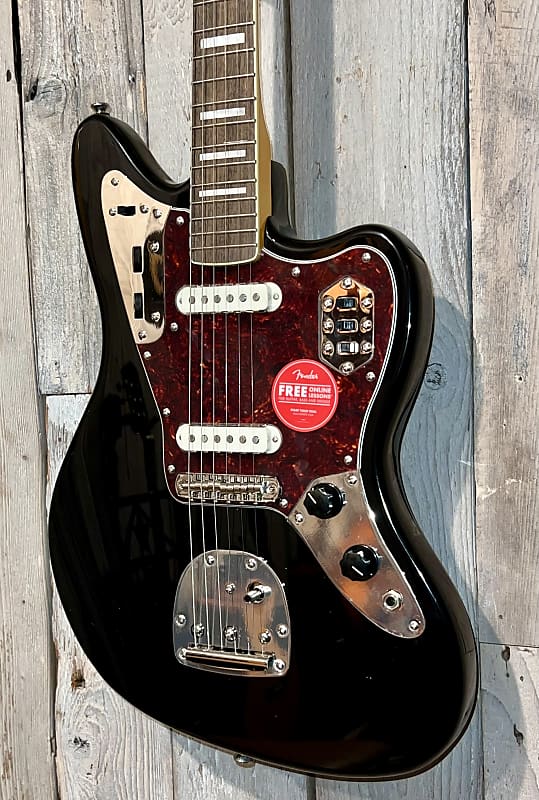 ギター Squire Classic Vibe '70s Jaguar Black Squier Classic Vibe '70s Jaguar - Black | Sweetwater