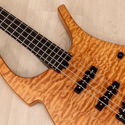 2003 Parker Fly Bass FB4 Quilted Maple w/ Dimarzio Ultra Jazz & Piezo Pickups, Active Fishman EQ image 7