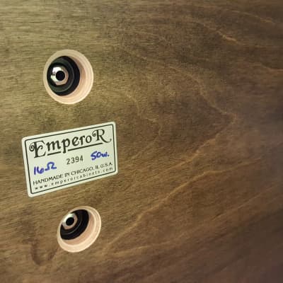 Emperor 2x12S Speaker Cabinet, closed back, made in Chicago, includes deluxe cover image 4