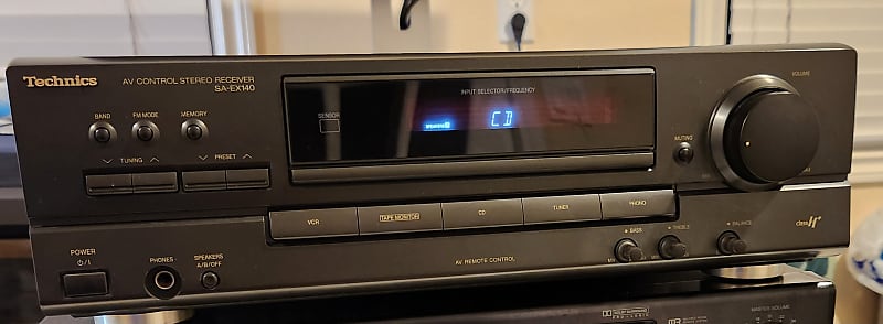Technics Vintage Technics SA-EX140 Stereo Receiver 90s  - Black metal  			
