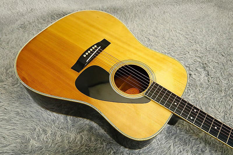 Vintage 1980's made YAMAHA FG-201B Orange Label Acoustic