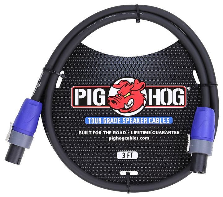 Pig Hog Speaker Cable Speakon to Speakon - 3 ft. image 1