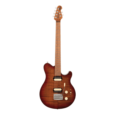 ギター ERNIE BALL Musicman AXIS EX Ernie Ball Music Man Axis EX Transluscent Gold | The Music Zoo