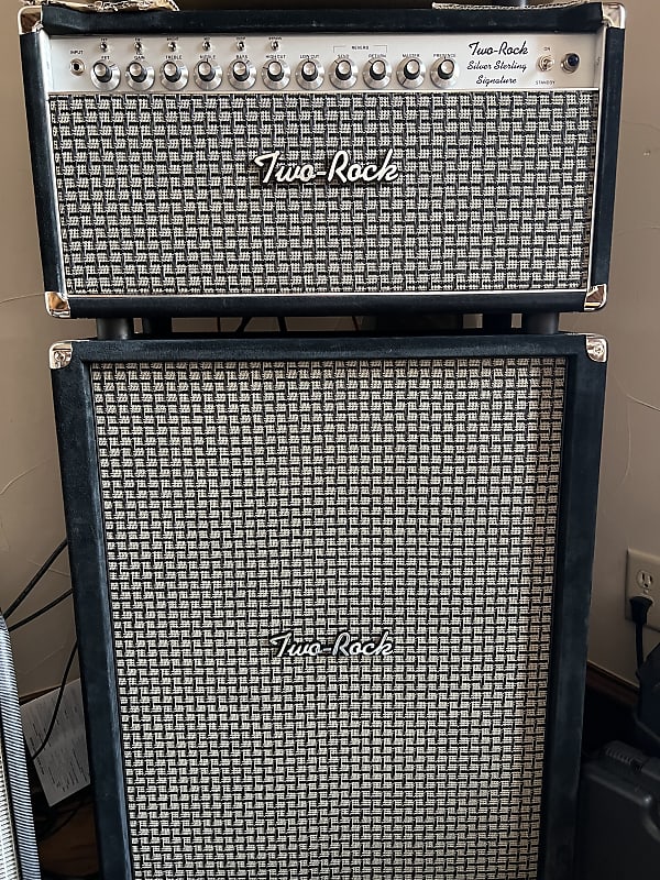 TwoRock Silver Sterling Signature 150/75 2022 Black Suede Reverb