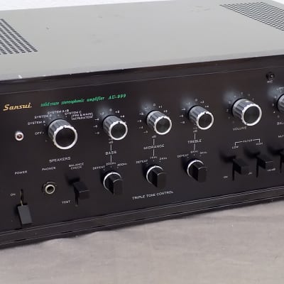 Sansui AU-999 Stereo Integrated Amplifier Recapped Restored Mods image 4