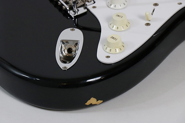 Fender Japan Stratocaster ST57 66 DMC Black | Reverb