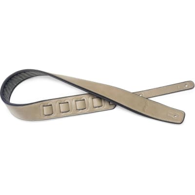 STAGG SPFL 30 BEI Beige Padded Leatherette Guitar Strap for sale