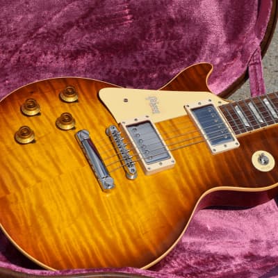 Left Handed 2018 Gibson Historic 1959/R9 Les Paul, New with COA/OHSC, Magnificent Top! image 1