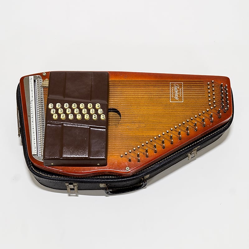 Oscar Schmidt Appalachian Autoharp with Case Reverb