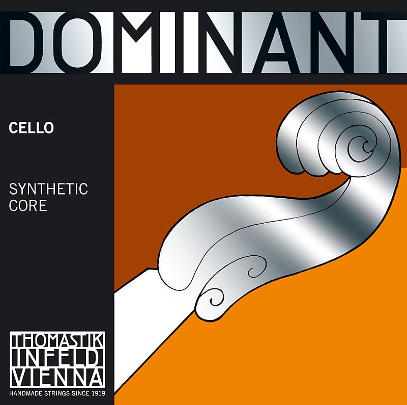 Thomastik-Infeld 142 1/2 Dominant Chrome Wound Synthetic Core 1/2 Cello String - A (Medium) image 1