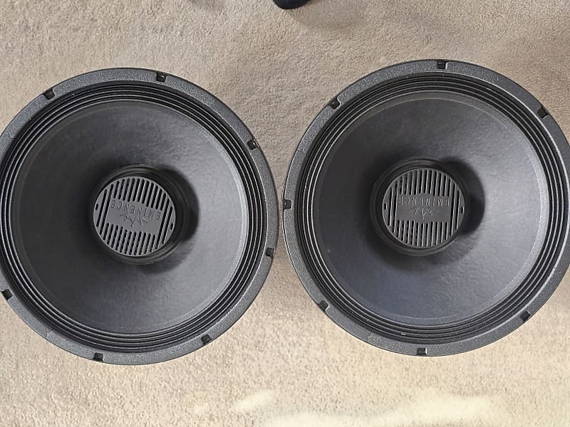 2x Eminence Kilomax Pro 18A subwoofer / bass speaker Reverb UK