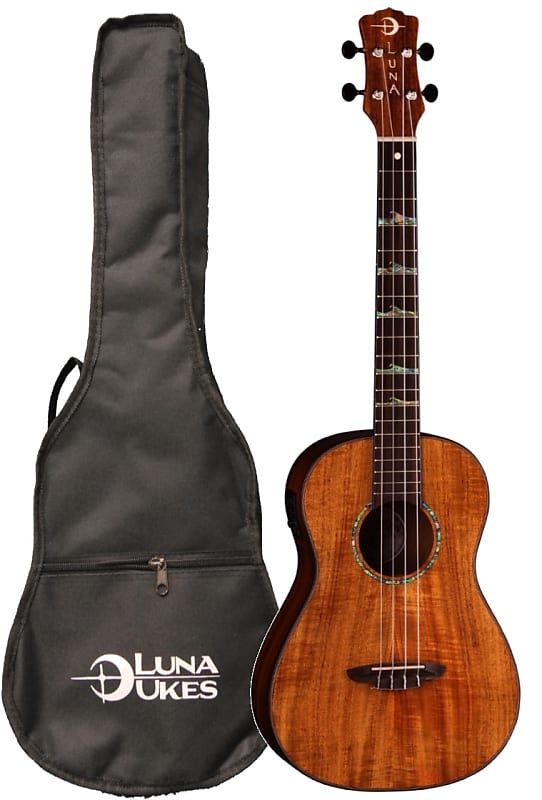 Luna High Tide Series Koa Baritone Ukulele Uke Htb Koa Reverb 7248