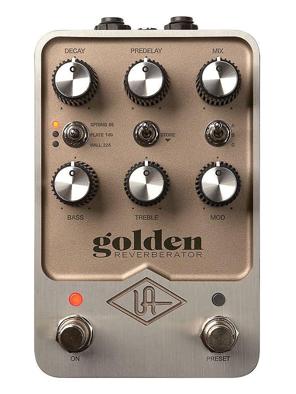 Universal Audio UAFX Golden Reverberator | Stereo Effects Pedal image 1