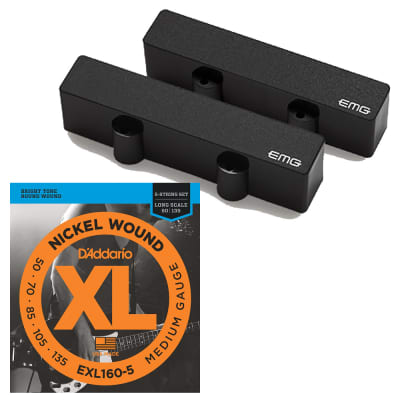 Amazon.com: ZENGXUE 2 Pcs Black 5 String Open Type Bass