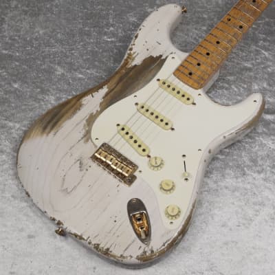 Fender Custom Shop MBS 50s Stratocaster Super Heavy Relic White Blonde by Jason Smith [SN CZ548665] [10/18] for sale