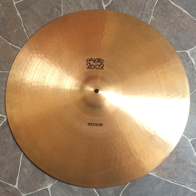 Paiste 2002 20" Medium 1977 Vintage Black Label vintage ride Reverb