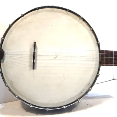 Vintage 5 string bluegrass banjo The knock off 1970s Black image 1