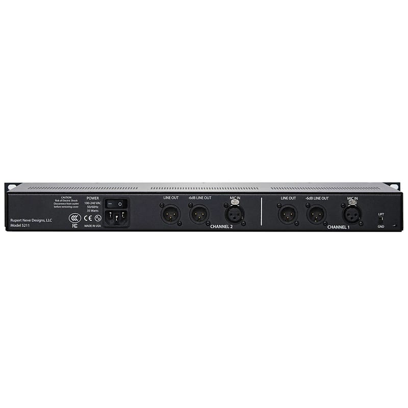 【未使用品】 Designs Neve Rupert 5211 Reverb | Preamp Microphone 2-Channel 配信機器・PA機器・レコーディング機器