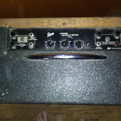 Sano Ultrasonic High Fidelity Amplifier 1950's - 1960's - Black image 3