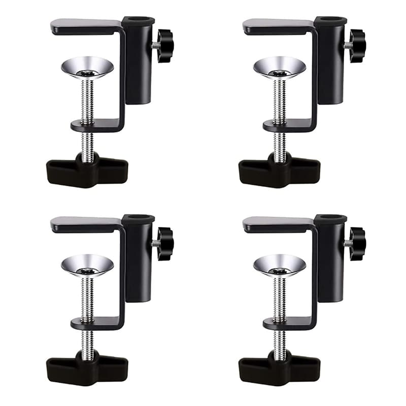 4 Pcs C Shape Desk Table Mount Clamps,Table Mounting Clamp Reverb