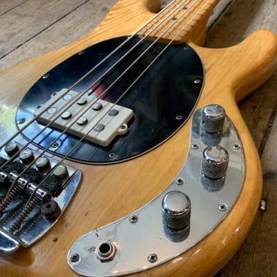 1977 Music Man  Stingray 4  Bass in Natural finish & original hard shell case image 11