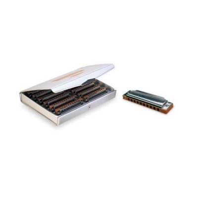 Suzuki FolkMaster Diatonic 10-Hole Harmonica Box Set - 12 Keys w/ Case image 5