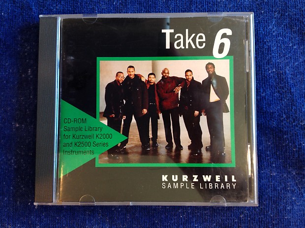 Kurzweil "Take 6" Vocals CD-ROM for the K Series K2000, K2500, K2600 Sampler/Synthesizers • MINT image 1
