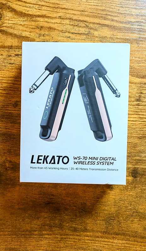 Lekato WS-70 Wireless Transmitter/Receiver System for Guitar | Reverb