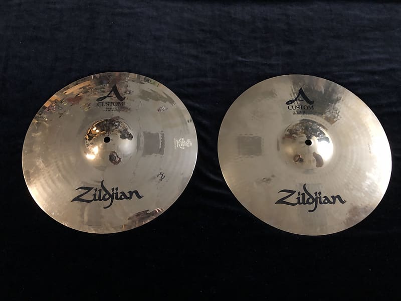 New Zildjian A Custom 14 inch Hi-Hats Authorized Dealer image 1