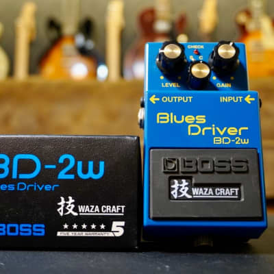 Boss Blues Driver BD 2W Waza Craft Blue | Reverb