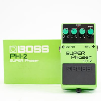 Mid 80s Boss PH-2 Phaser Pedal MIJ w/ Black Label - Switchable Multi-Stage Phasing for sale