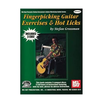 Fingerpicking Guitar Exercises and Hot Licks Grossman, Stefan for sale