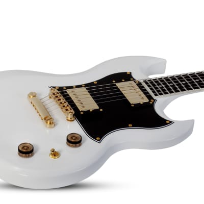 Schecter ZV-H6LLYW66D Gloss White image 3