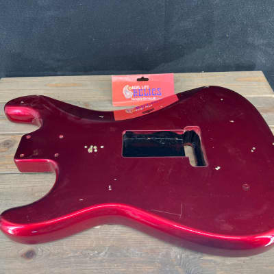 Real Life Relics Strat® Stratocaster® Body Aged Candy Apple Red  #2 image 8