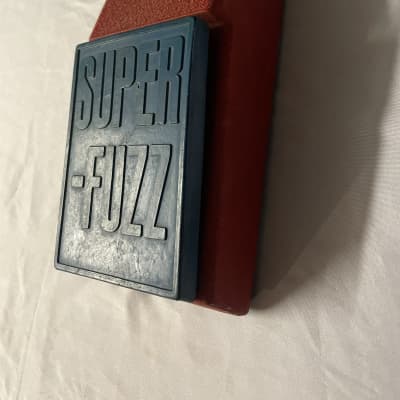 Univox Super Fuzz Pedal MIJ Japan *Holy Grail* 1969 - Blue / Red image 2