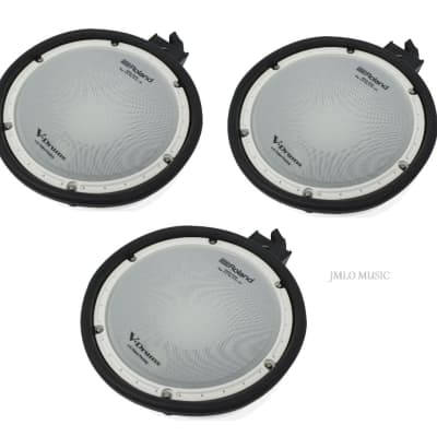 Roland V-Drums 3 Pack PDX-8 Black Dual Trigger Mesh Drum Pads TD-17 07