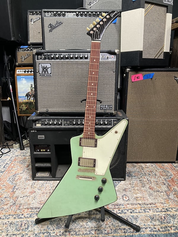 Gibson Brad Whitford’s Aerosmith, Explorer "Guitar Hero Prop" Authenticated! (#174) Sea Foam Green image 1