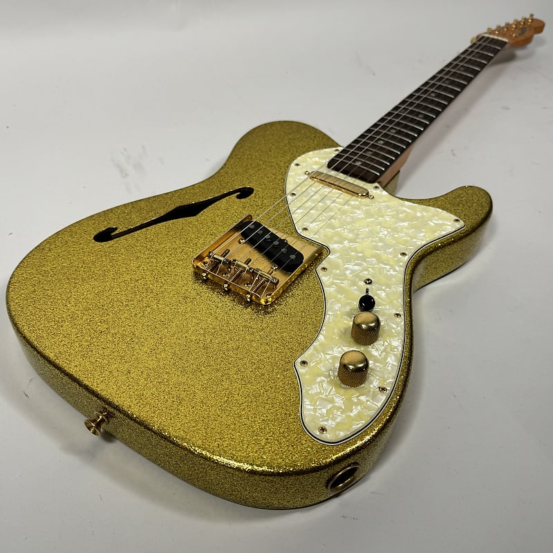 Fender Custom Shop Telecaster Thinline 1990 - Gold Sparkle