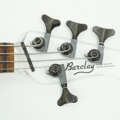 [SALE Ends Apr 24] BARCLAY ACRYLIC BASS CLEAR CRYSTAL BODY Electric Bass Guitar image 7