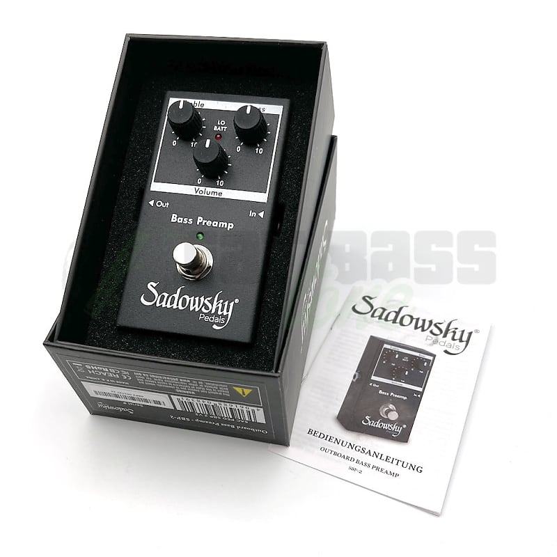 Amazon.com: Base Preamp/EQ Effect Pedal SAC PED SBP 2 V2