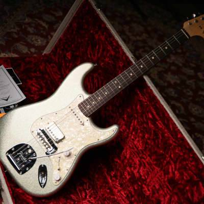 2003 Fender USA Custom Shop Strat/Jag Hybrid Sparkle Masterbuild Dennis Galuszka image 3