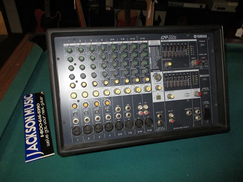 Yamaha EMX512SC 12 Channel 500 Watt Powered Mixer | Reverb Yamaha EMX512SC 12 Channel 500 Watt Powered Mixer | Reverb