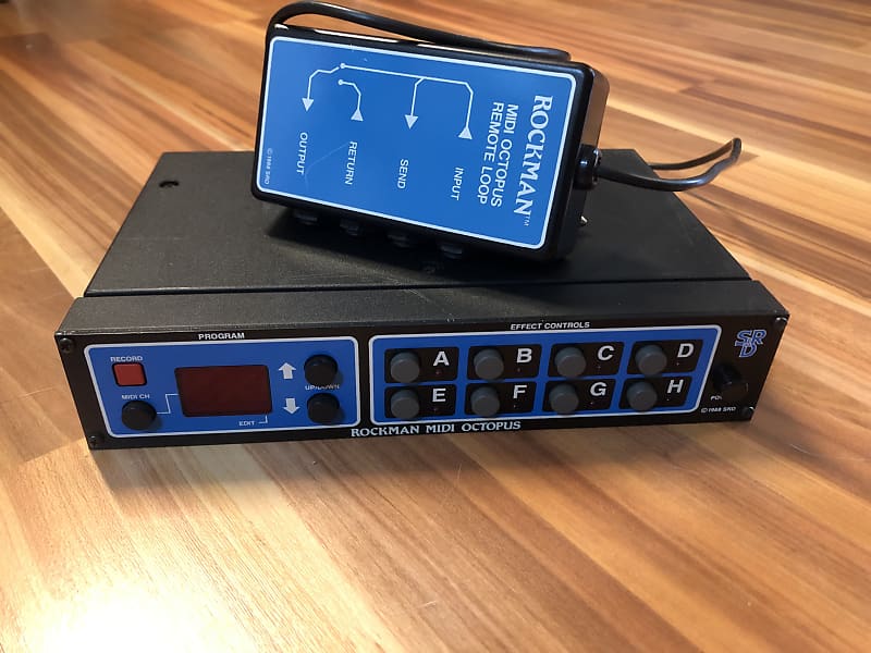 SR&D Rockman MIDI Octopus + 2 Remote Loops and Rack Mount