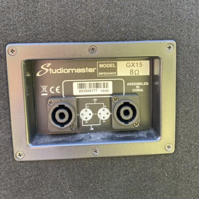 Studiomaster GX15 15” inch passive  PA speakers (pair) image 7