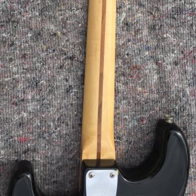Fender Stratocaster Hardtail 1975 Black Maple Fingerboard image 9