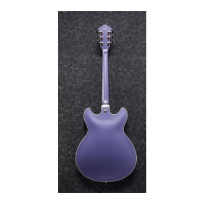 Ibanez AS Artcore 6-String Hollow Body Electric Guitar (Metallic Purple Flat, Right-Handed) image 4