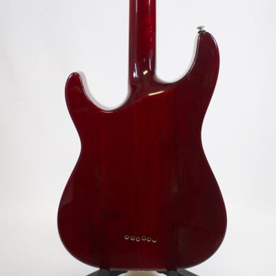 Schecter Diamond Series C/SH-1 Cherry Red Hollow-Body Electric Guitar (Used) WITH CASE image 10