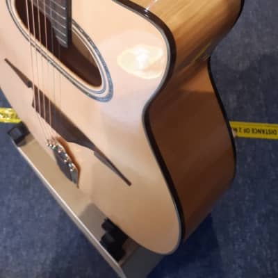 Cafe American Grande Bouche Gypsy Jazz Guitar, Sycamore back and sides, Solid spruce top image 4