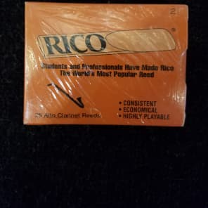 Rico RDA2520 Alto Clarinet Reeds - Strength 2.0 (25-Pack)