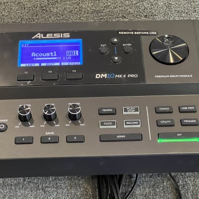 Alesis DM10 MKII Pro Electronic Drum Module with Power Supply  and wires